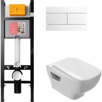 Инсталляция с подвесным унитазом JACOB DELAFON STRUKTURA E29025-NF+E4316-CP Инсталляция с подвесным унитазом JACOB DELAFON STRUKTURA E29025-NF+E4316-CP