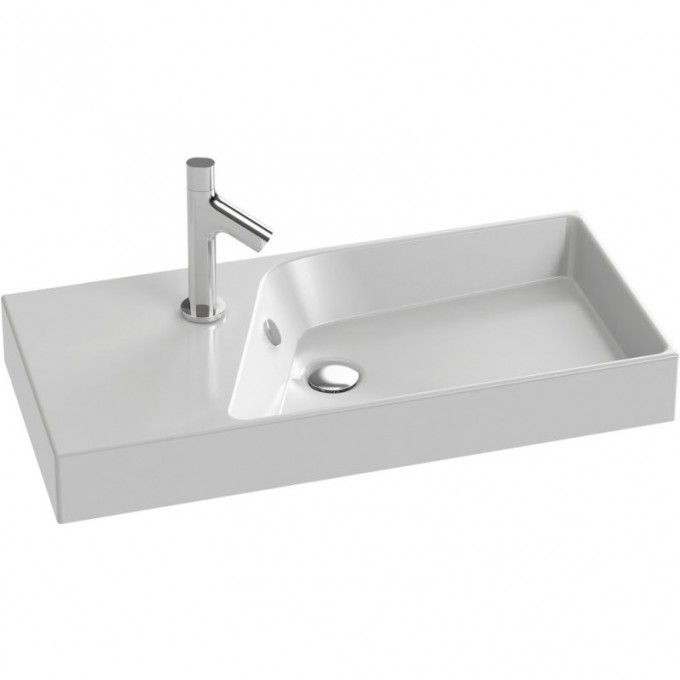 Раковина JACOB DELAFON RYTHMIK 80х37 подвесная белая XP112K-00 Раковина JACOB DELAFON RYTHMIK 80х37 подвесная белая XP112K-00
