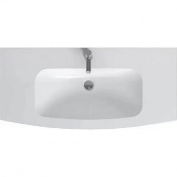 Стеклянная раковина JACOB DELAFON NONA EB1885RU-DE1 101х47 белый матовый Стеклянная раковина JACOB DELAFON NONA EB1885RU-DE1 101х47 белый матовый