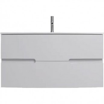 Тумба JACOB DELAFON NONA EB1889RU-G1C 100 см под раковину, с интегрированными ручками белый глянцевый Тумба JACOB DELAFON NONA EB1889RU-G1C 100 см под раковину, с интегрированными ручками белый глянцевый