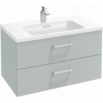 Тумба JACOB DELAFON VOX EB2078-R2-G92 с раковиной, 80 см серая Тумба JACOB DELAFON VOX EB2078-R2-G92 с раковиной, 80 см серая